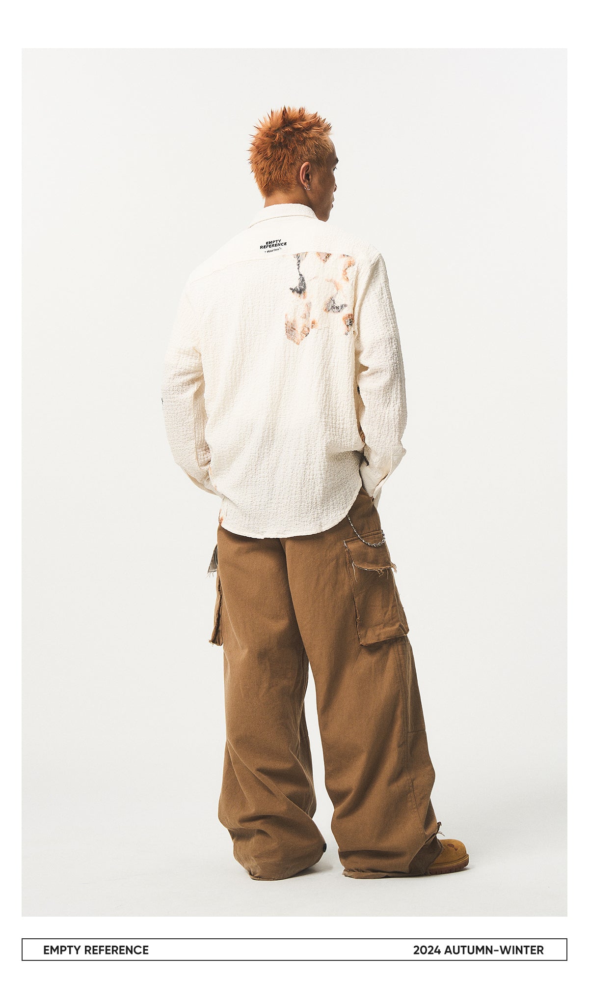Lace Panel Irregular Shirt