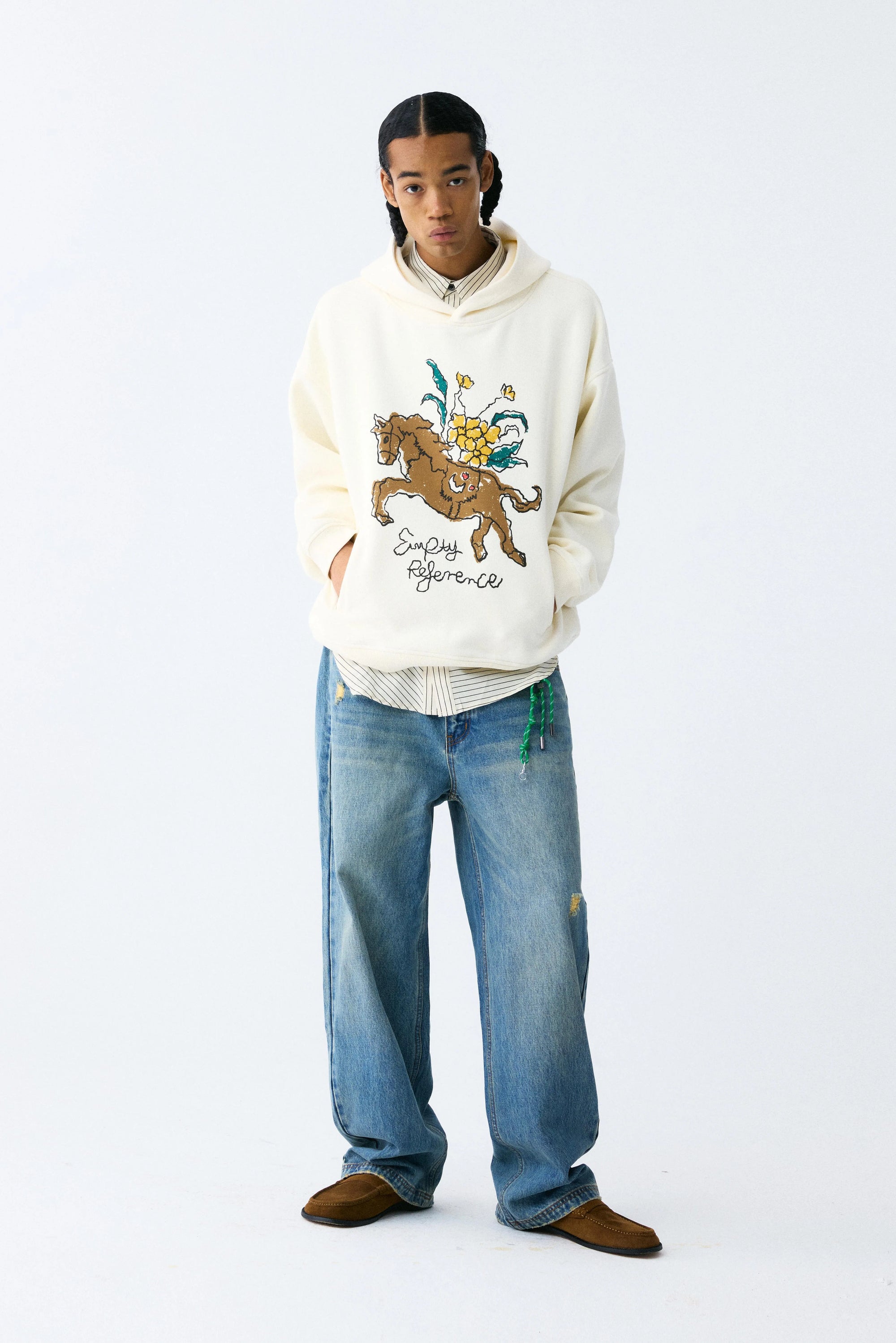 Pony Floral Graphic Hoodie