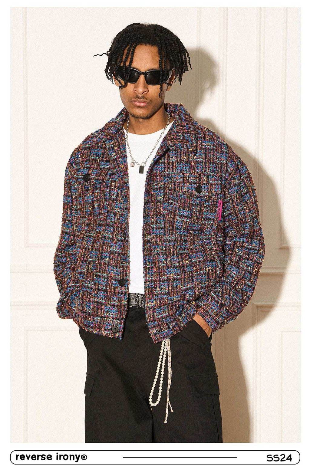 Unisex Tweed Jacket - Empty Reference