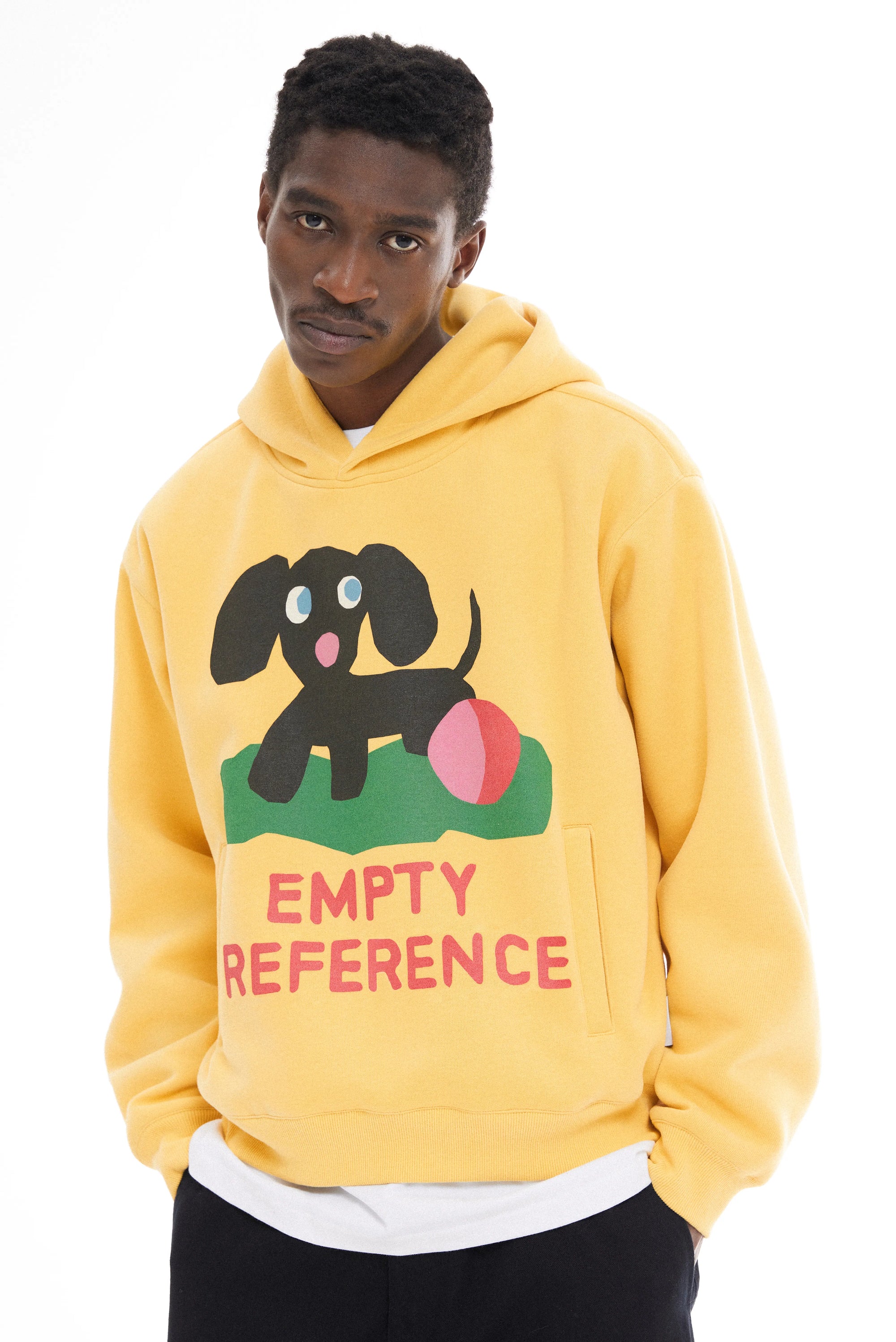 Colorblock Puppy Graphic Hoodie