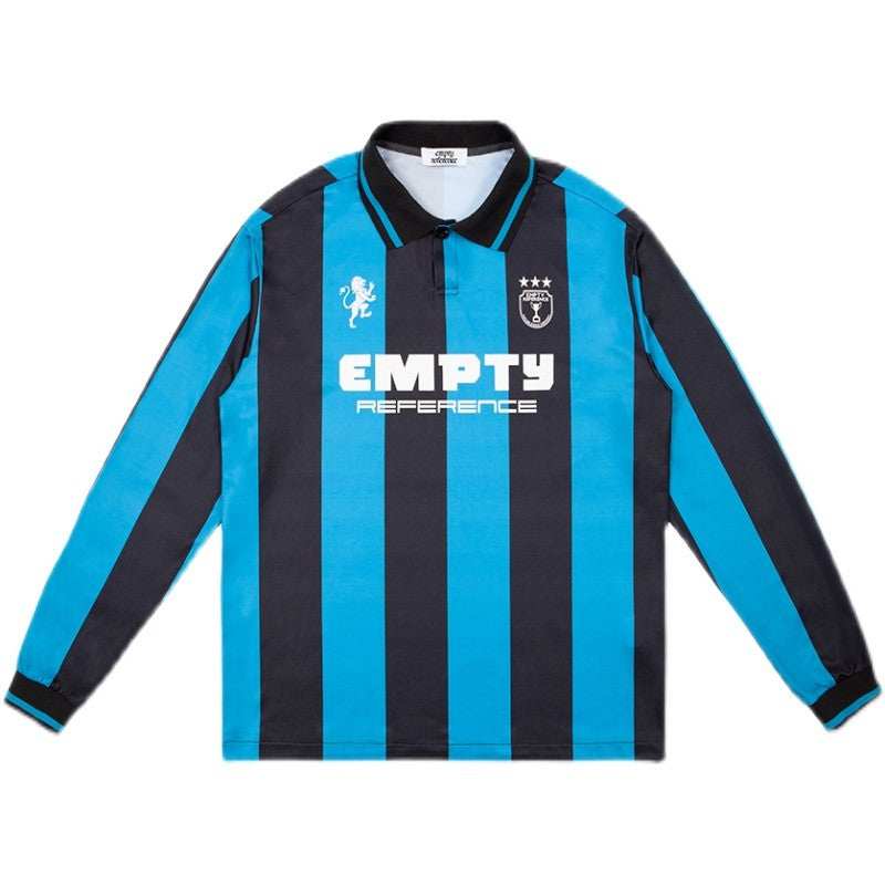 Striped Retro Football Jersey - Empty Reference