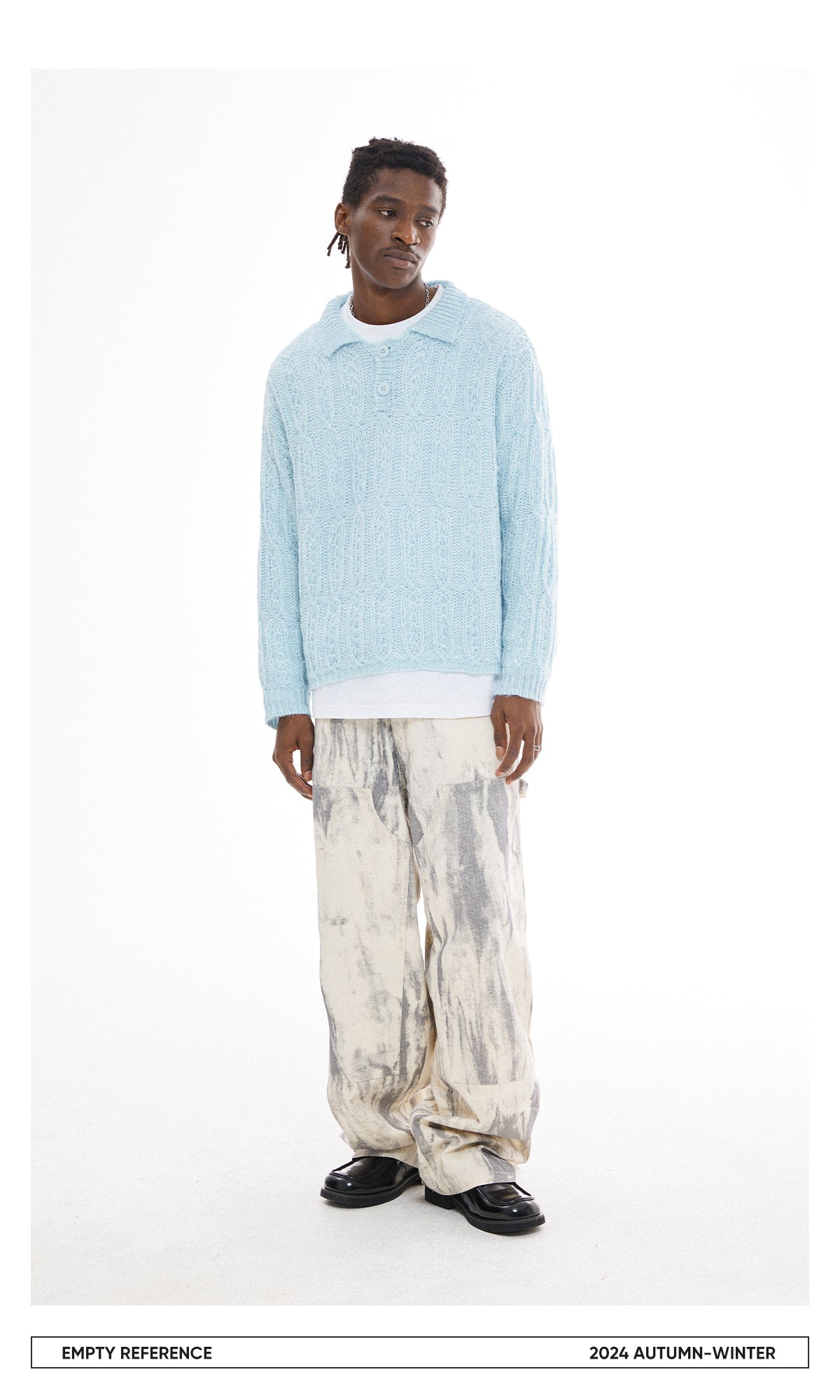 Textured Wool Knit Sweater