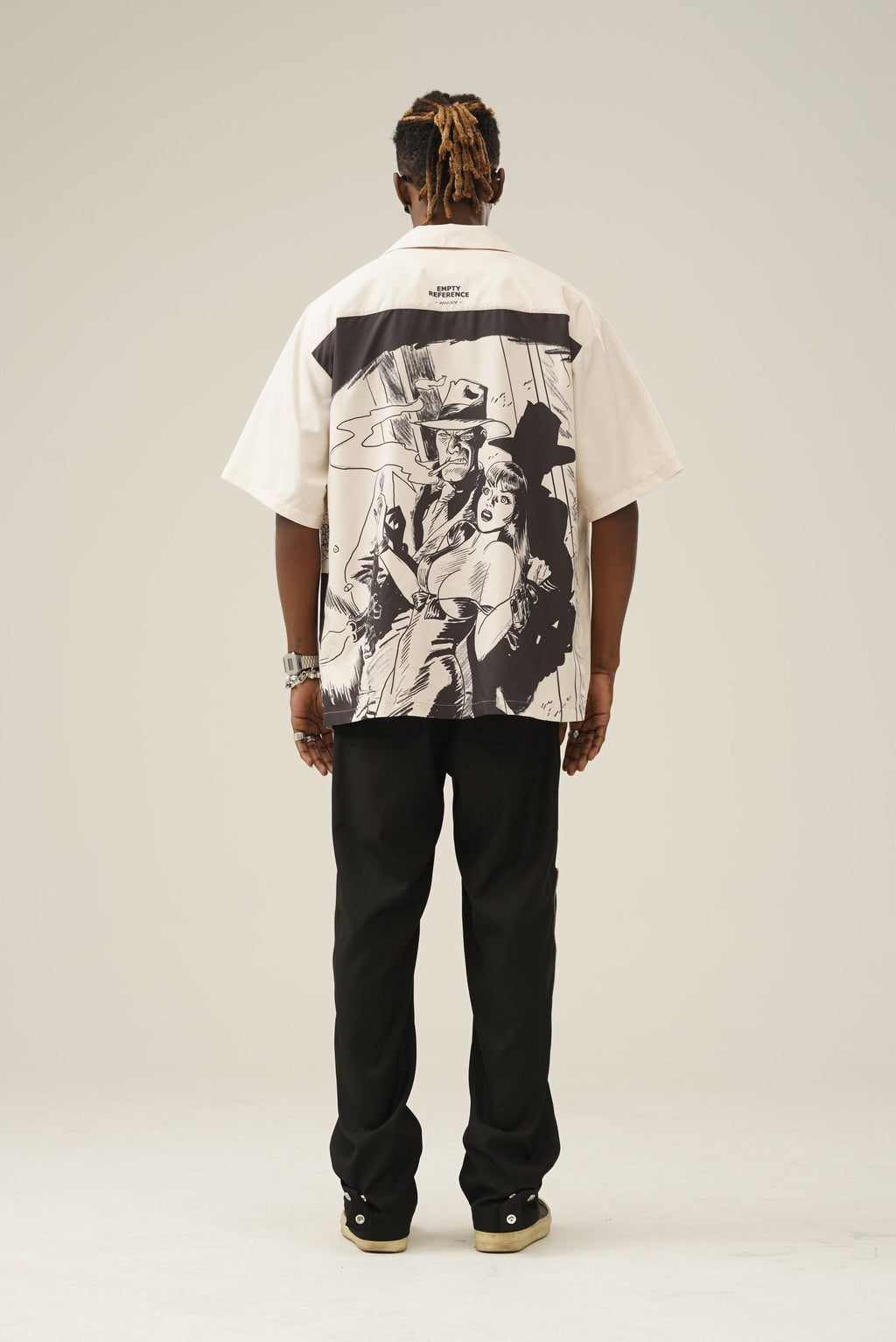 Retro Comic Camp Collar Shirt