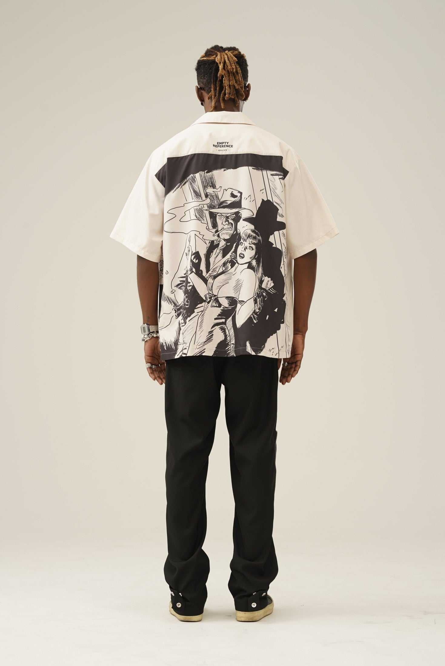 Retro Comic Camp Collar Shirt
