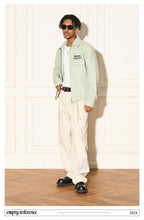 Washed Print Zip Jacket