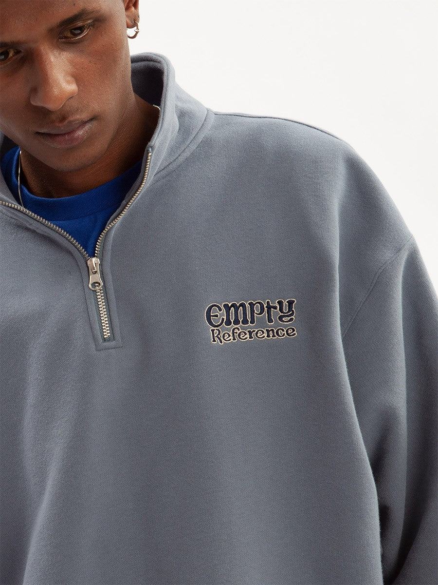 Minimal Logo Quarter Zip Sweatshirt