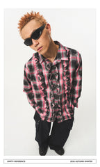Gingham Fungi Lace Shirt