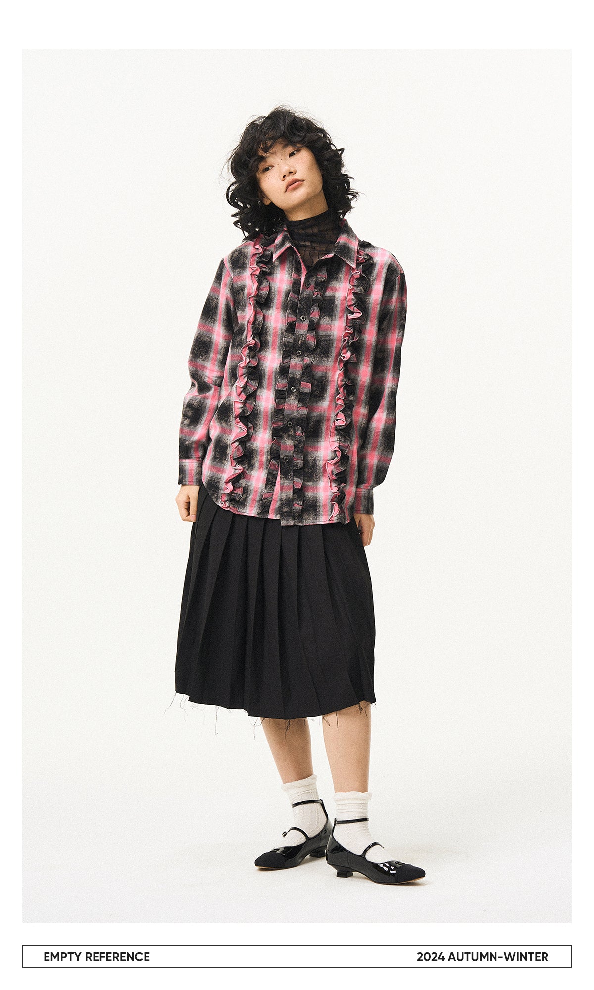Gingham Fungi Lace Shirt