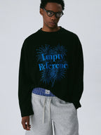 Empty Reference Firework Graphic Long Sleeve Tee | Original Artwork Top