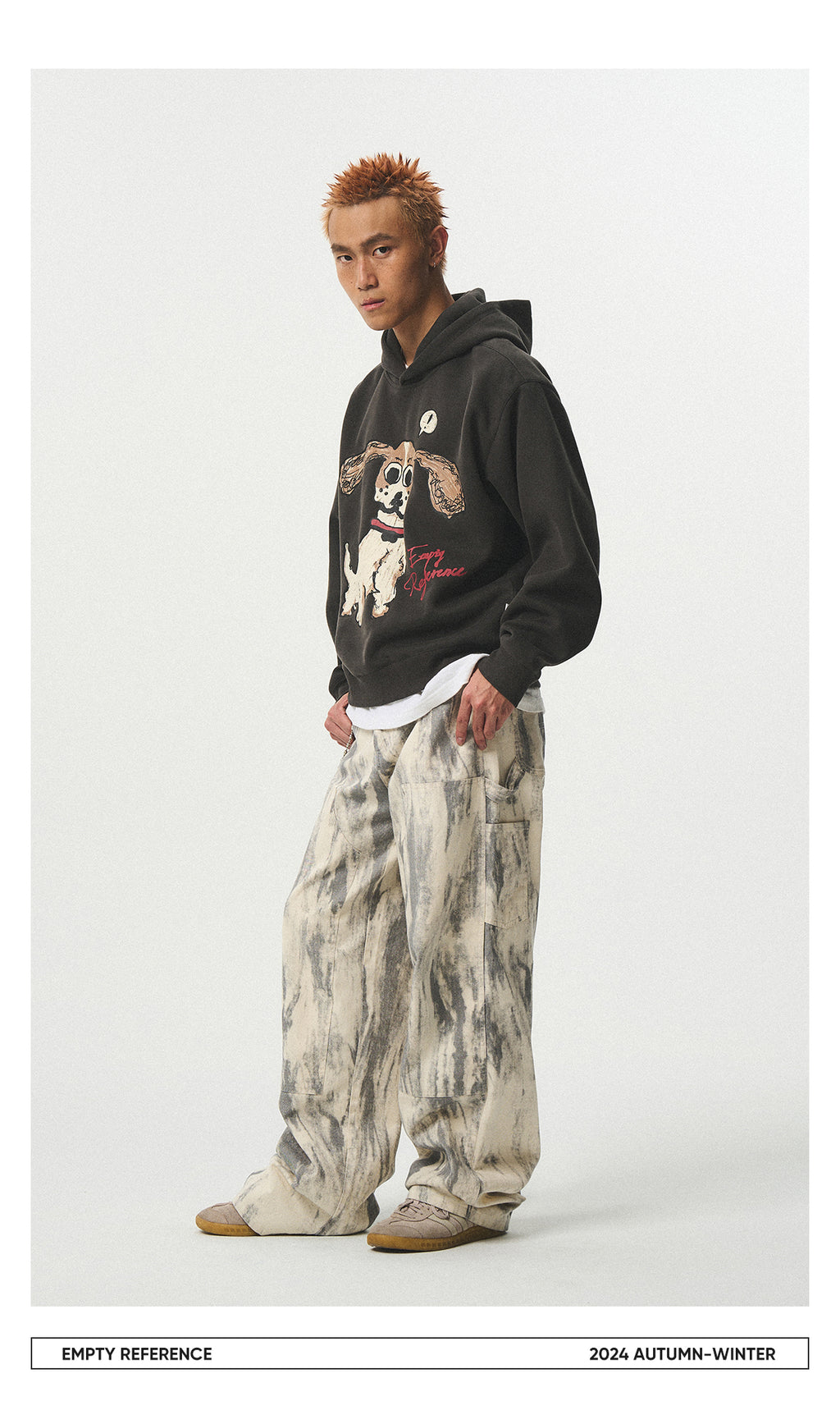 Cartoon Puppy Graphic Sweatshirt