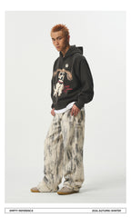 Cartoon Puppy Graphic Sweatshirt
