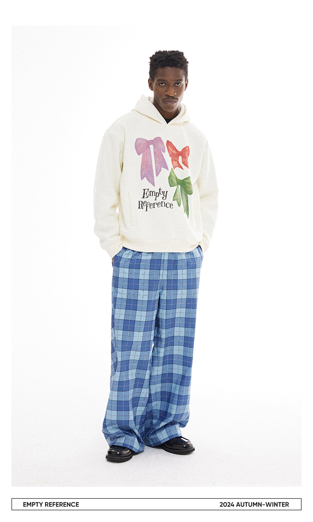Plaid Print Loose Pants