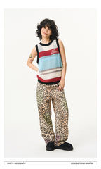 Embroidered Logo Knit Vest