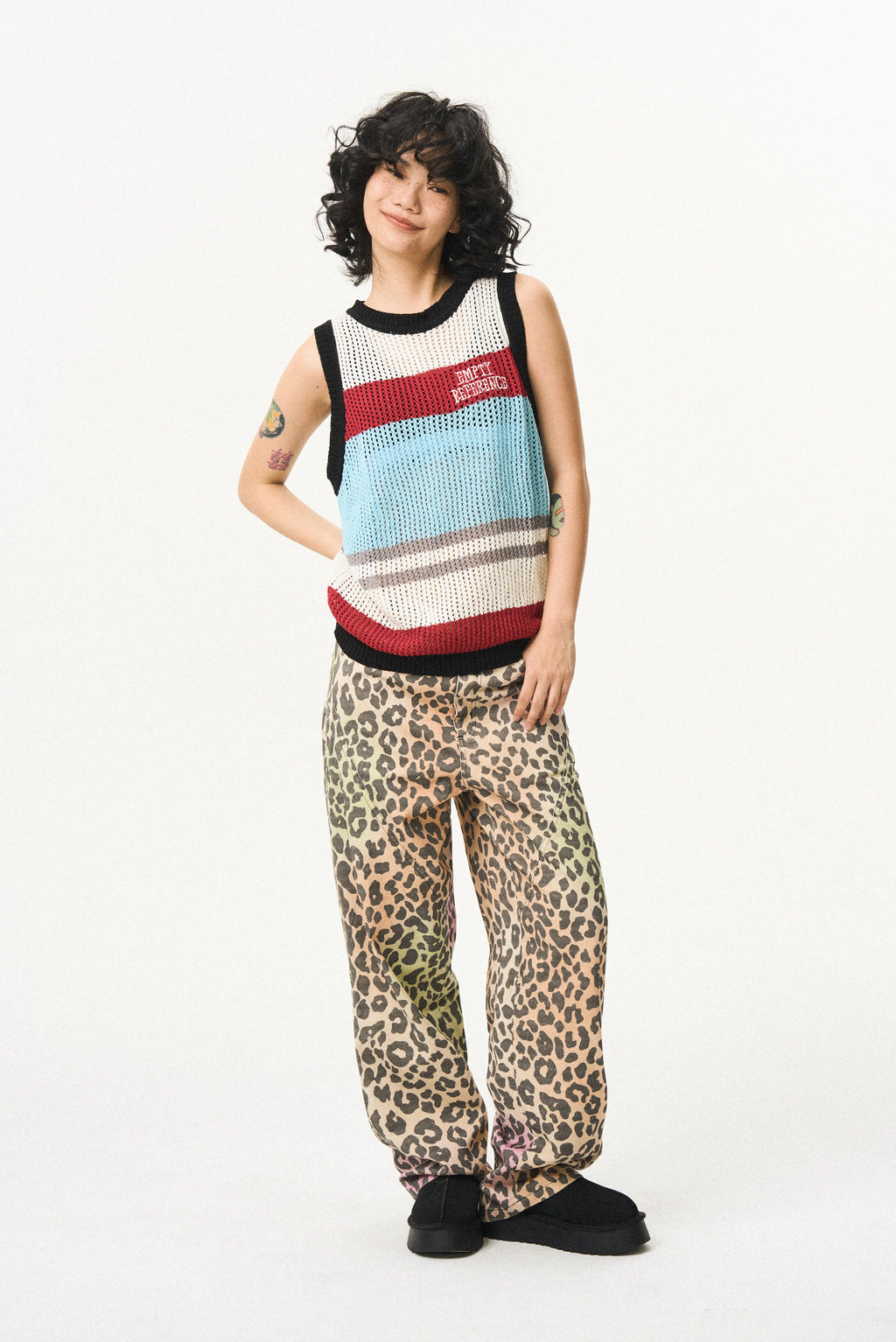 Embroidered Logo Knit Vest