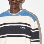 Striped Colorblock Knit Sweater