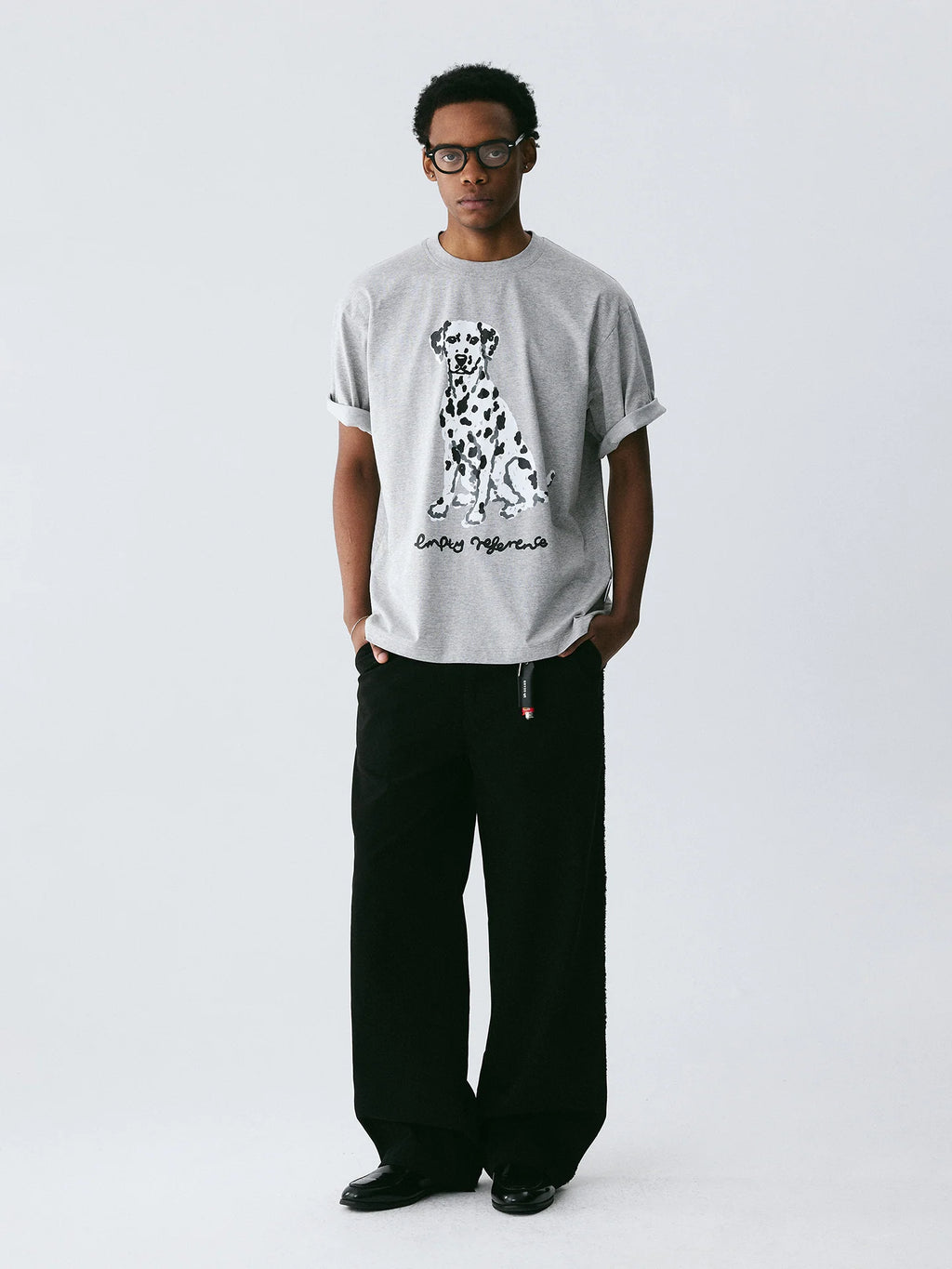 The Spotted Companion Tee - 240g Sorona® with Hand-Drawn Dalmatian