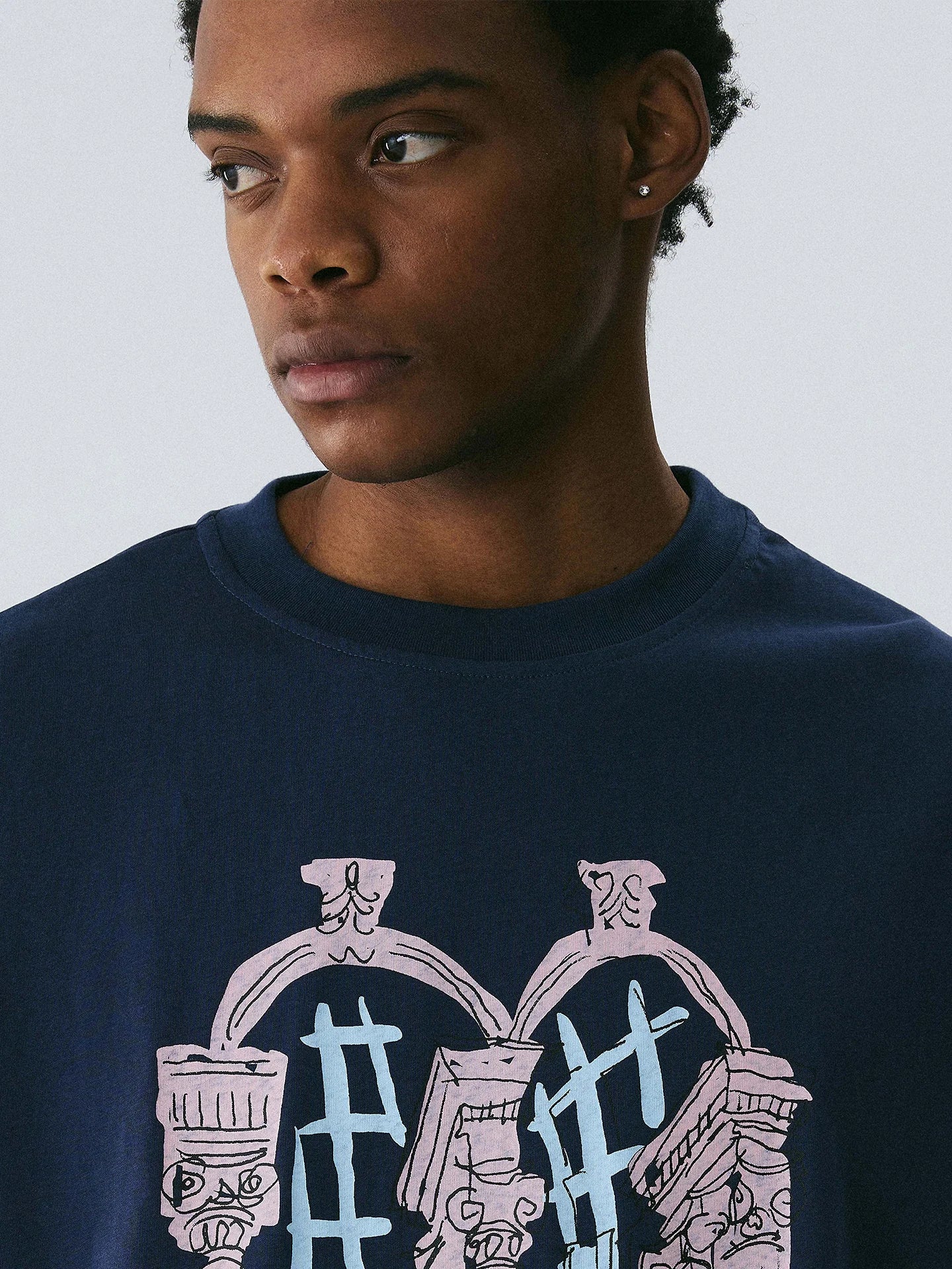 Empty Reference Original Artwork Long Sleeve Tee | Hand-Drawn Graphic Shirt
