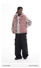 Checked Quilted Wool Vest