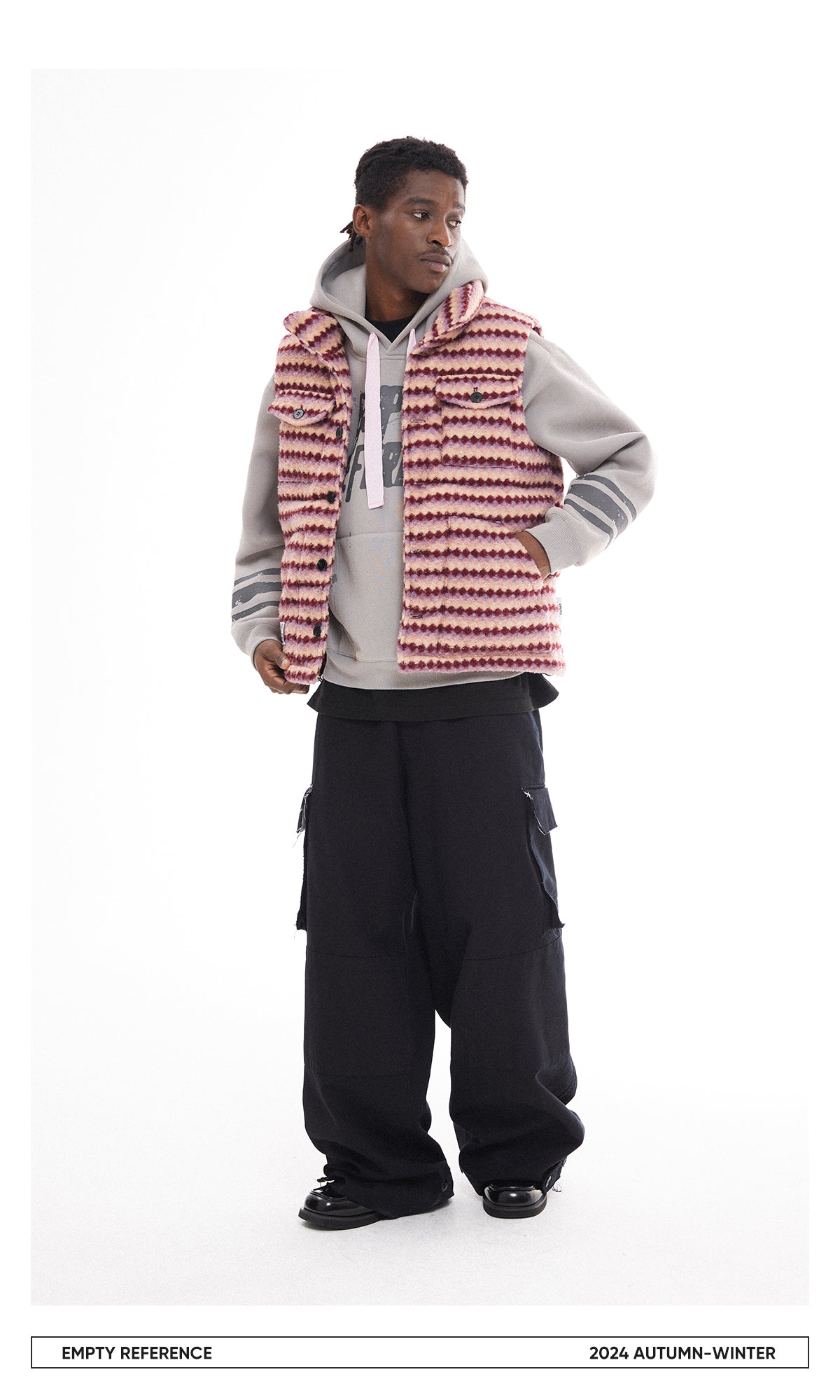 Checked Quilted Wool Vest