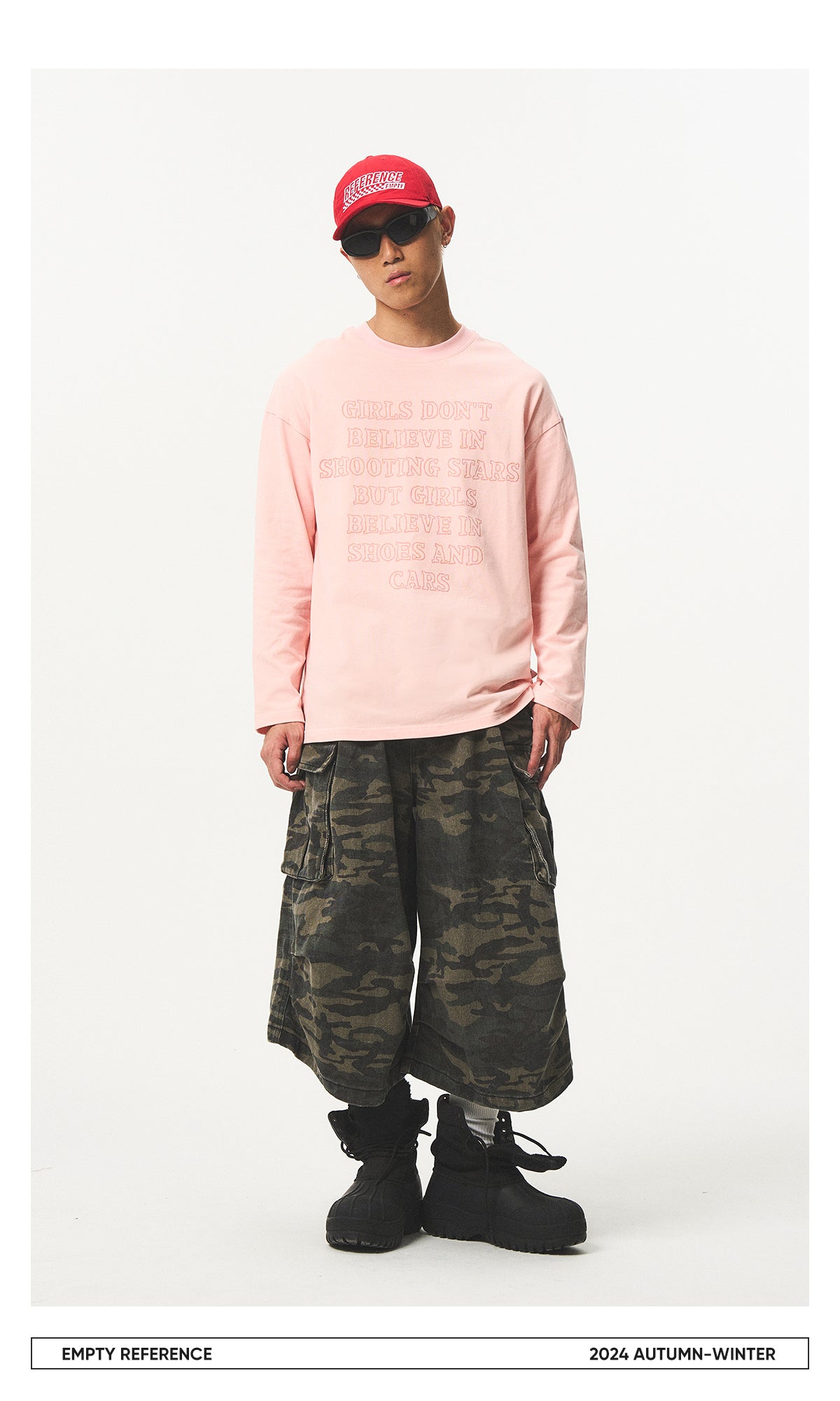 Letter Print Cotton Base Shirt