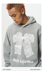 Lace Bow Graphic Sweatshirt