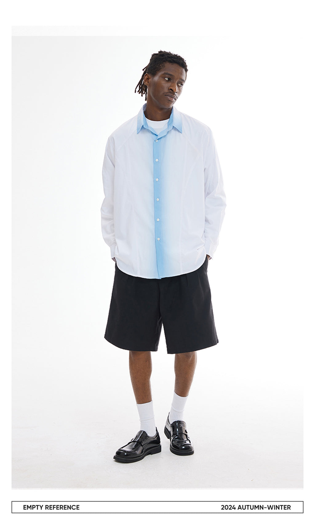 Gradient Print Loose Shirt