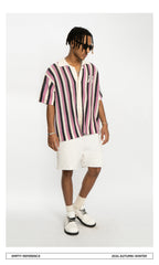 Embroidered Knit Polo Shirt