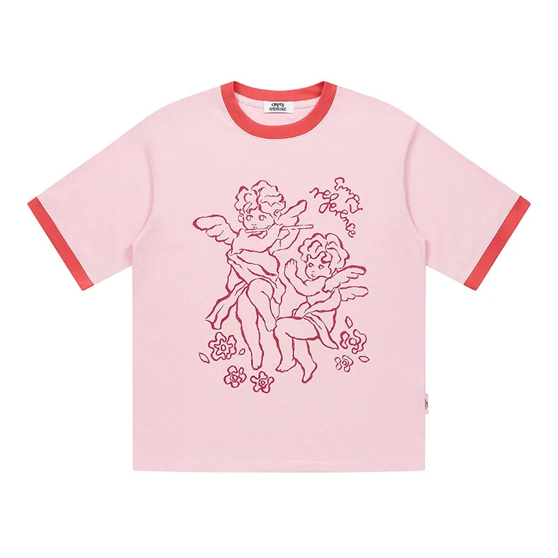 Angel Patchwork Graphic Tee