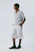 Washed Stripe Shorts