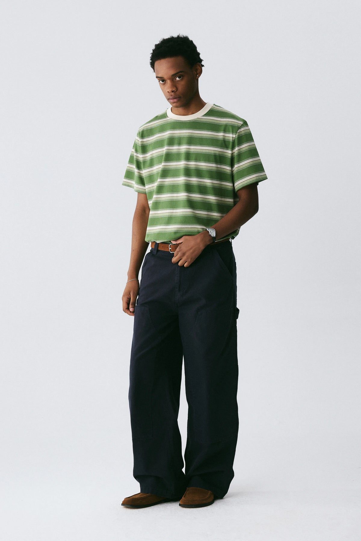 Avocado Stripe Tee