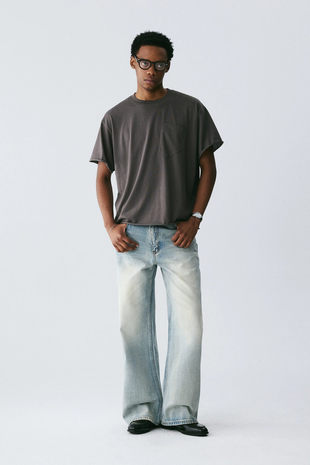 Asymmetric Pocket Tee