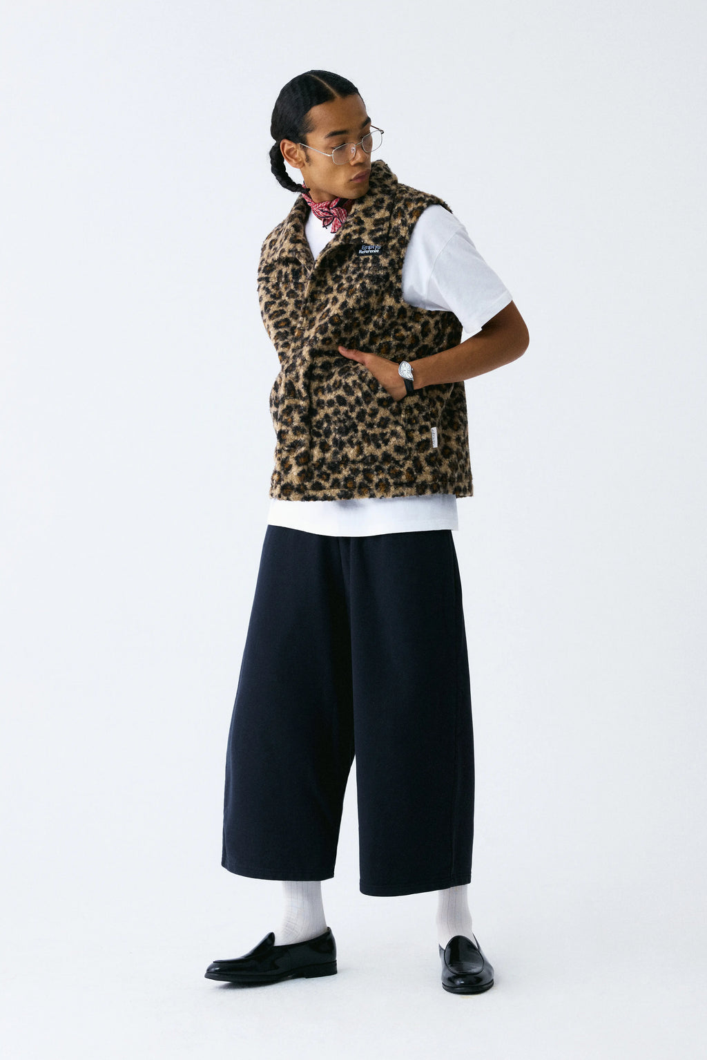 Leopard Terry Vest