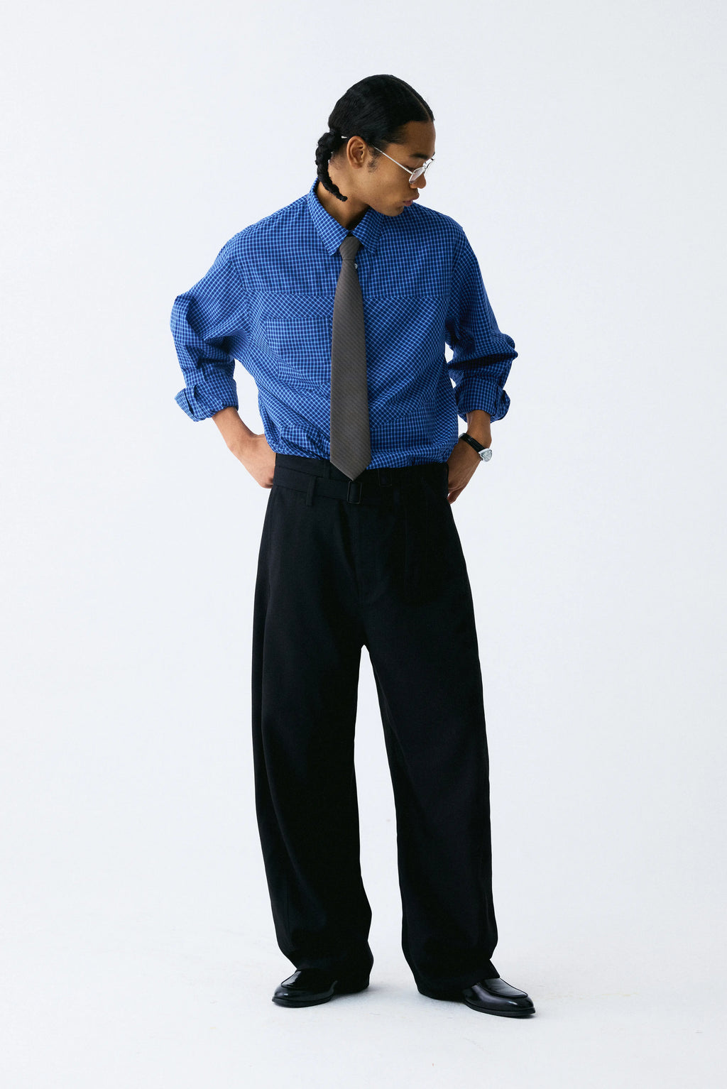 Oblique Check Shirt