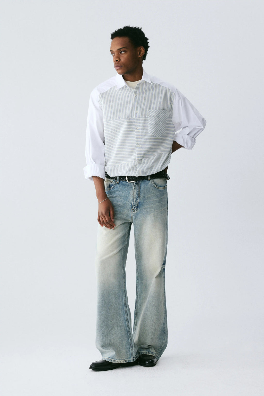 Patchwork Stripe Shirt