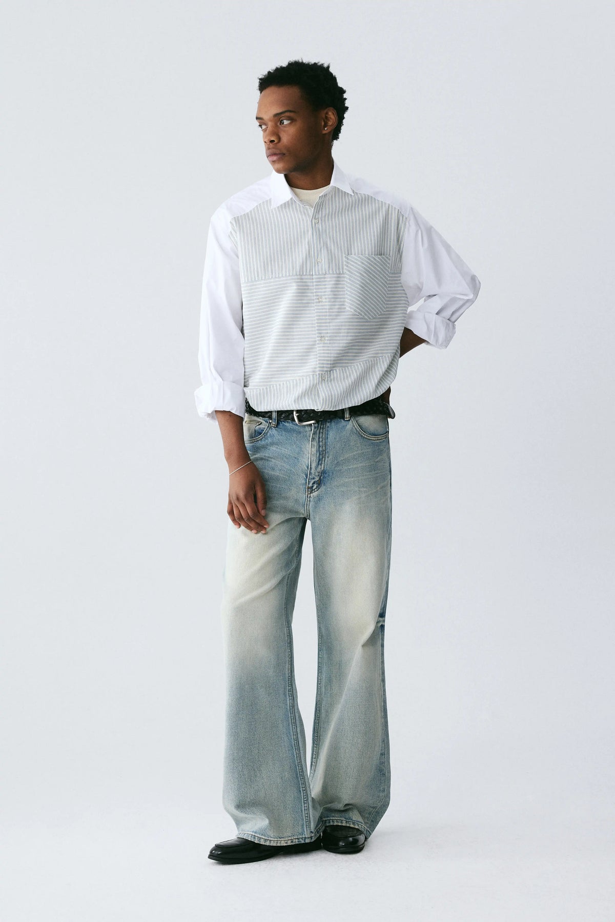 Patchwork Stripe Shirt