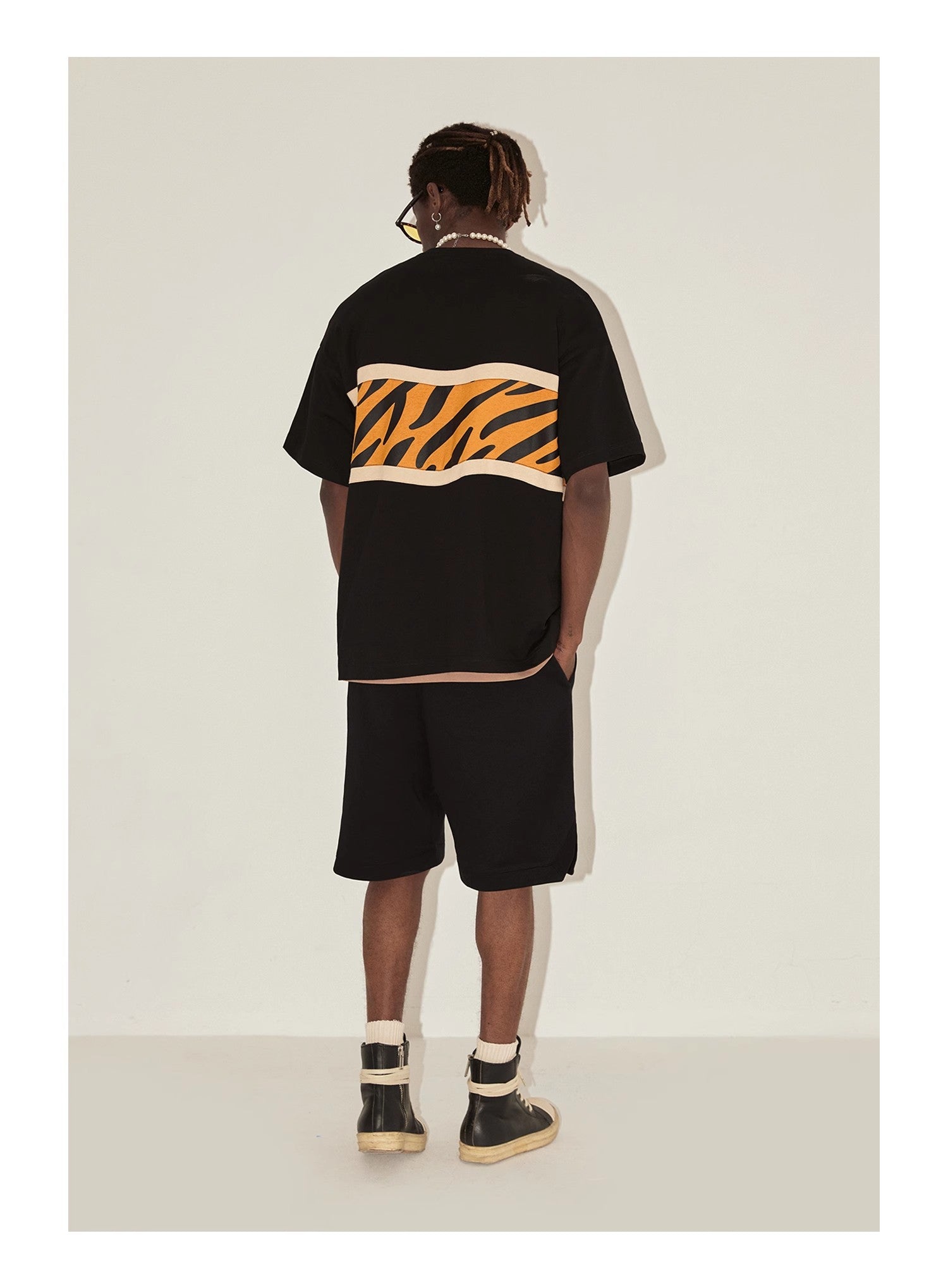 Tiger Patchwork Graphic Tee