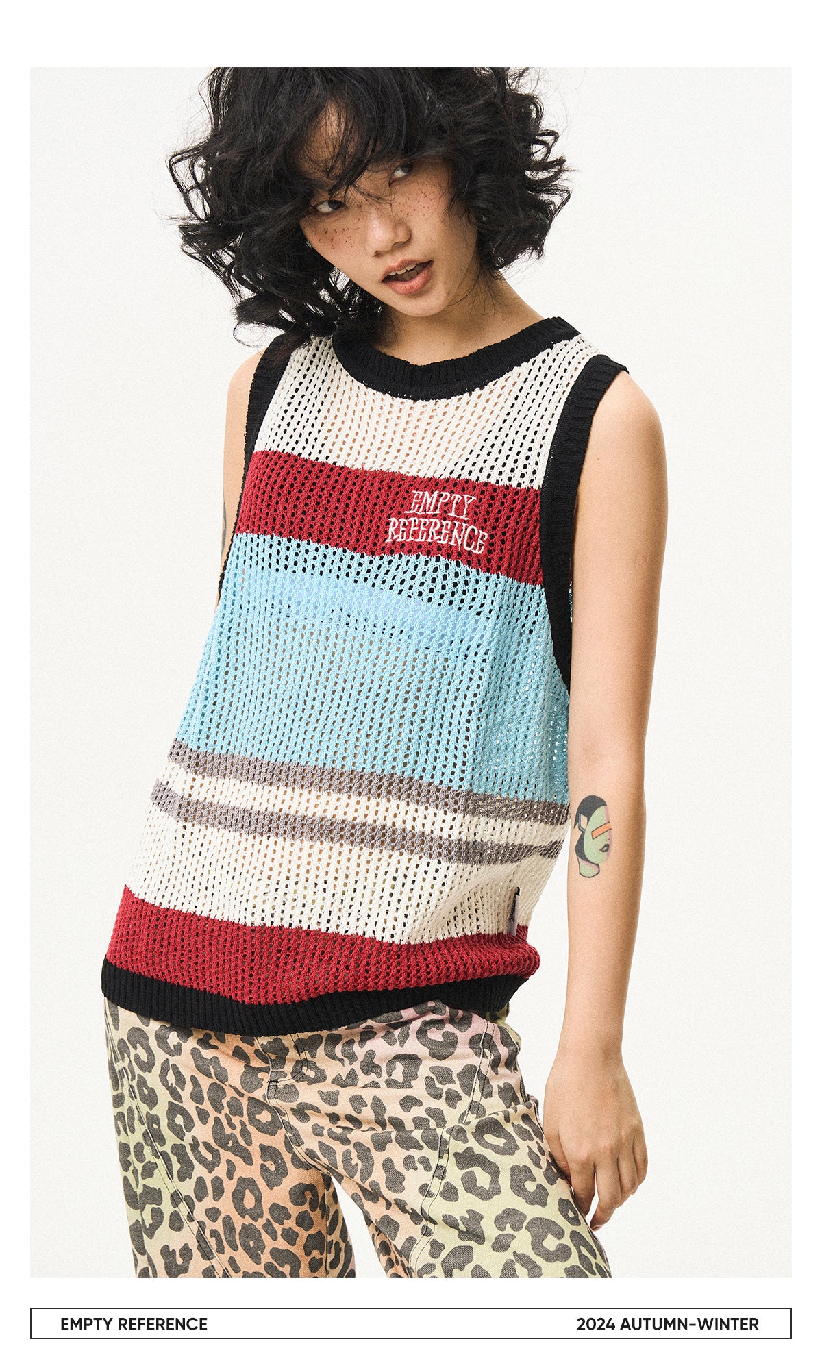 Embroidered Logo Knit Vest