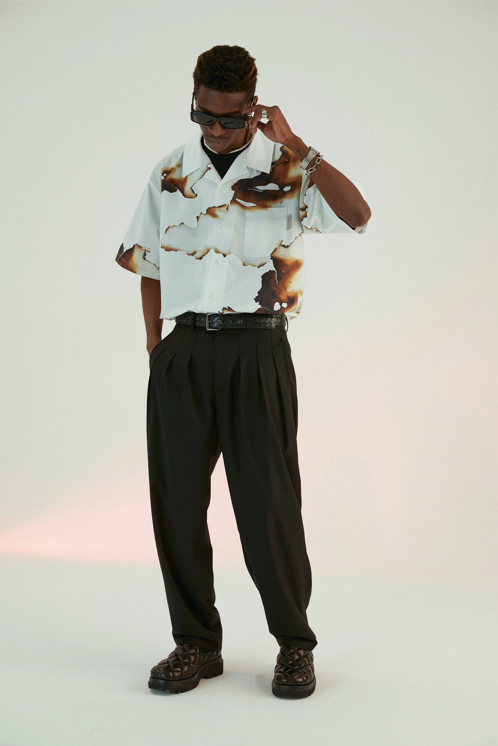 Ash Tone Graphic Shirt