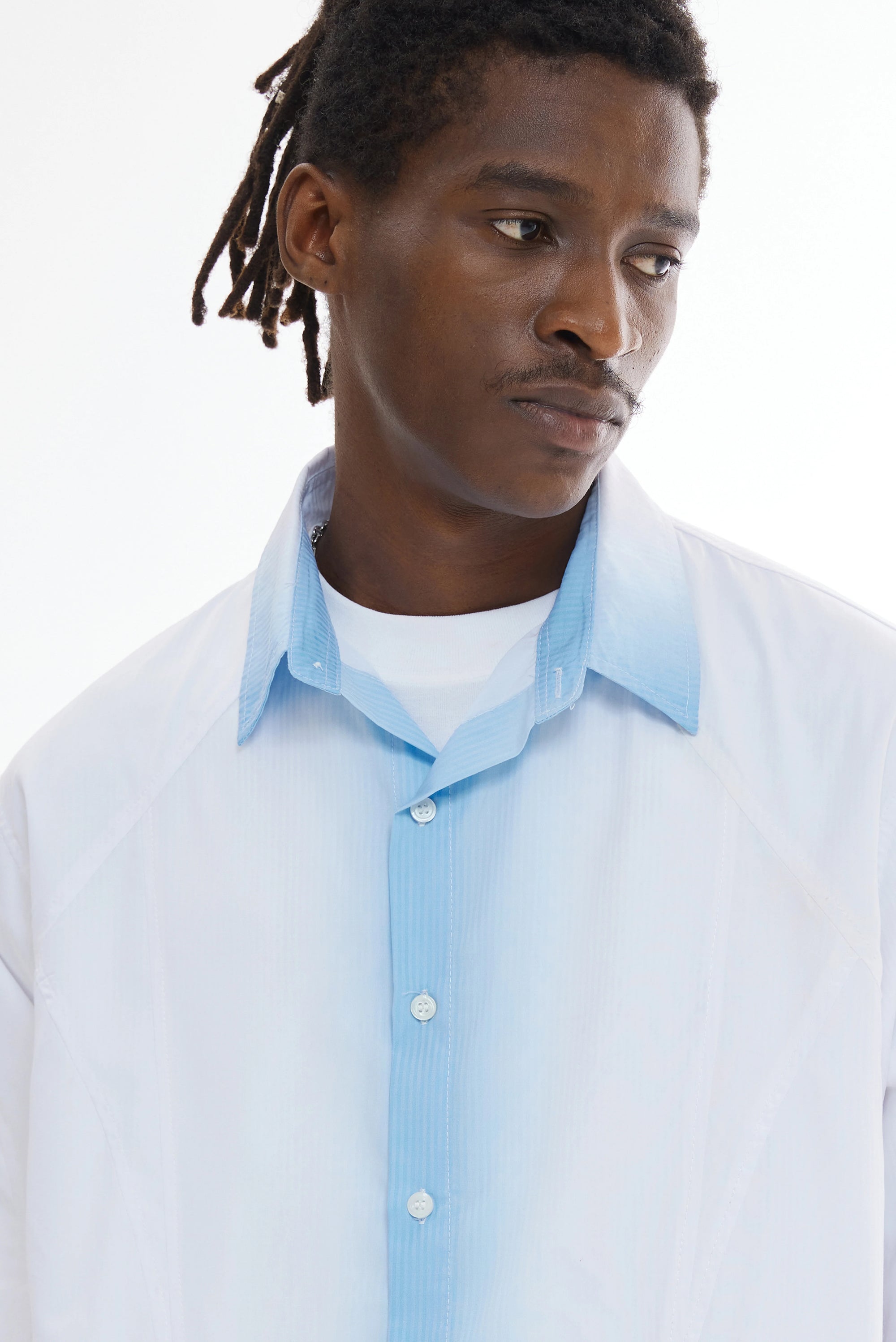 Gradient Print Loose Shirt