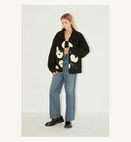 Floral Graphic Zip Jacket