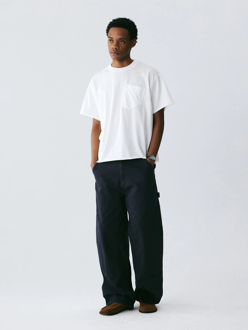 The Archive Utility Trouser - Heavyweight Pique with Custom Hardware & Washed Finish