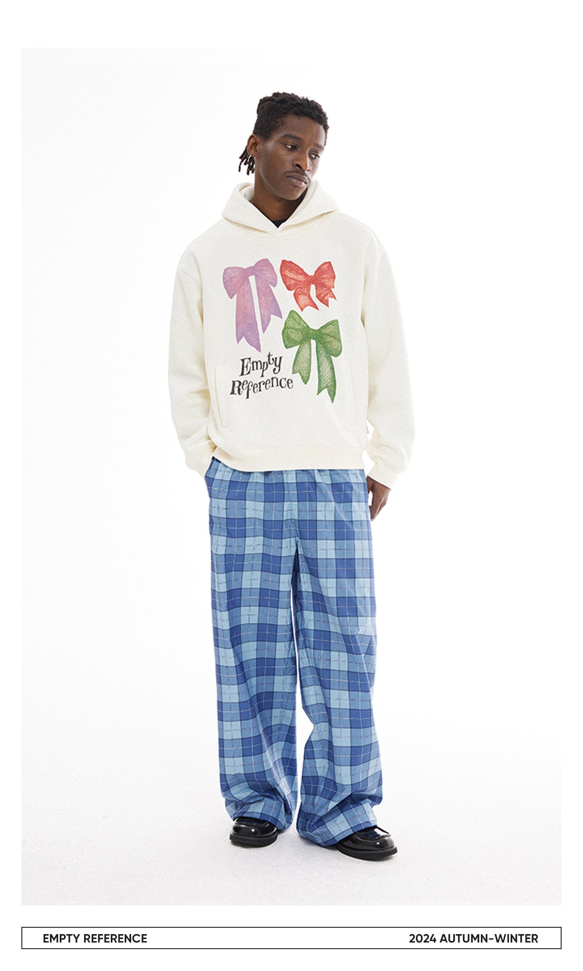 Plaid Print Loose Pants