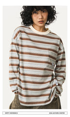 Striped Cotton Layering Shirt