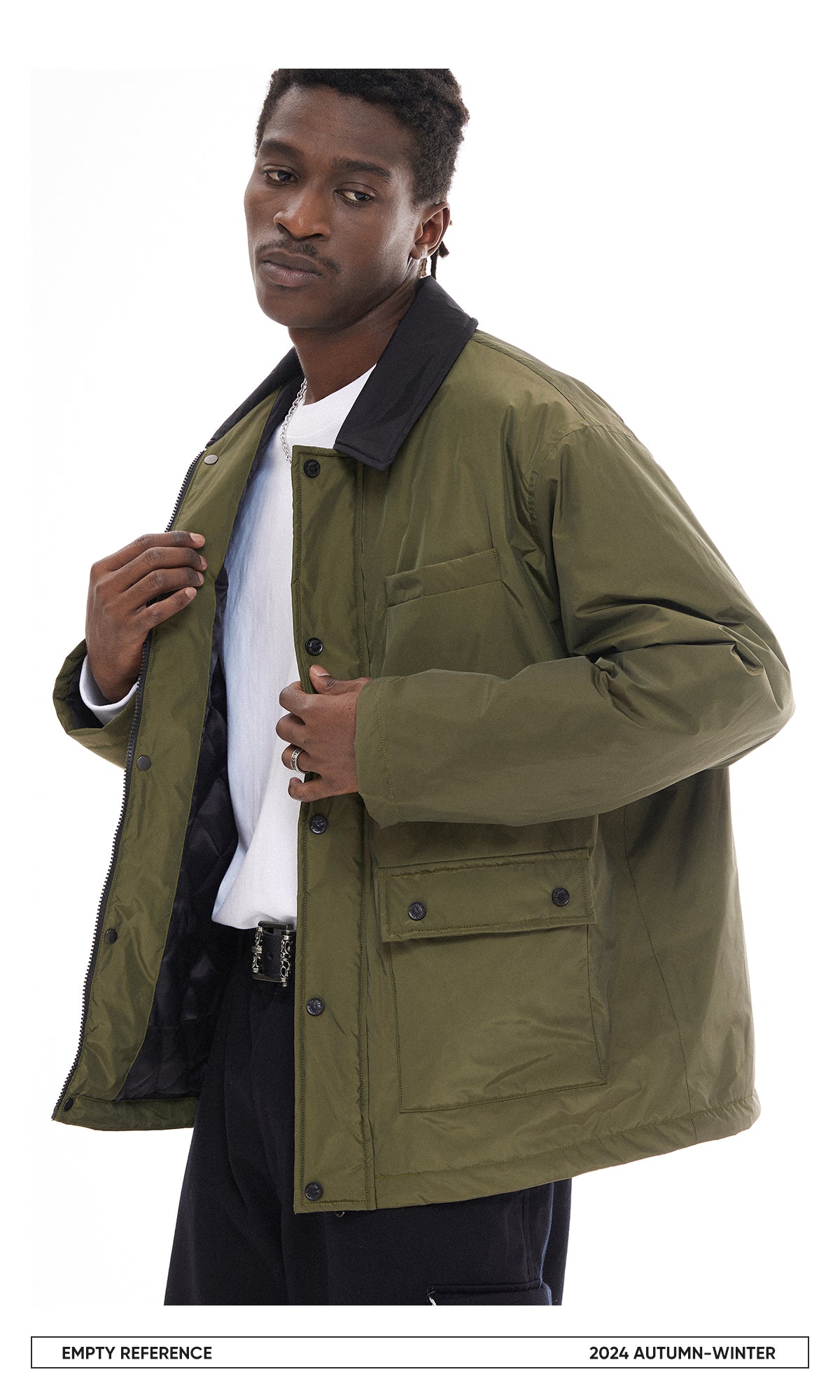 Military Cotton Splice Jacket