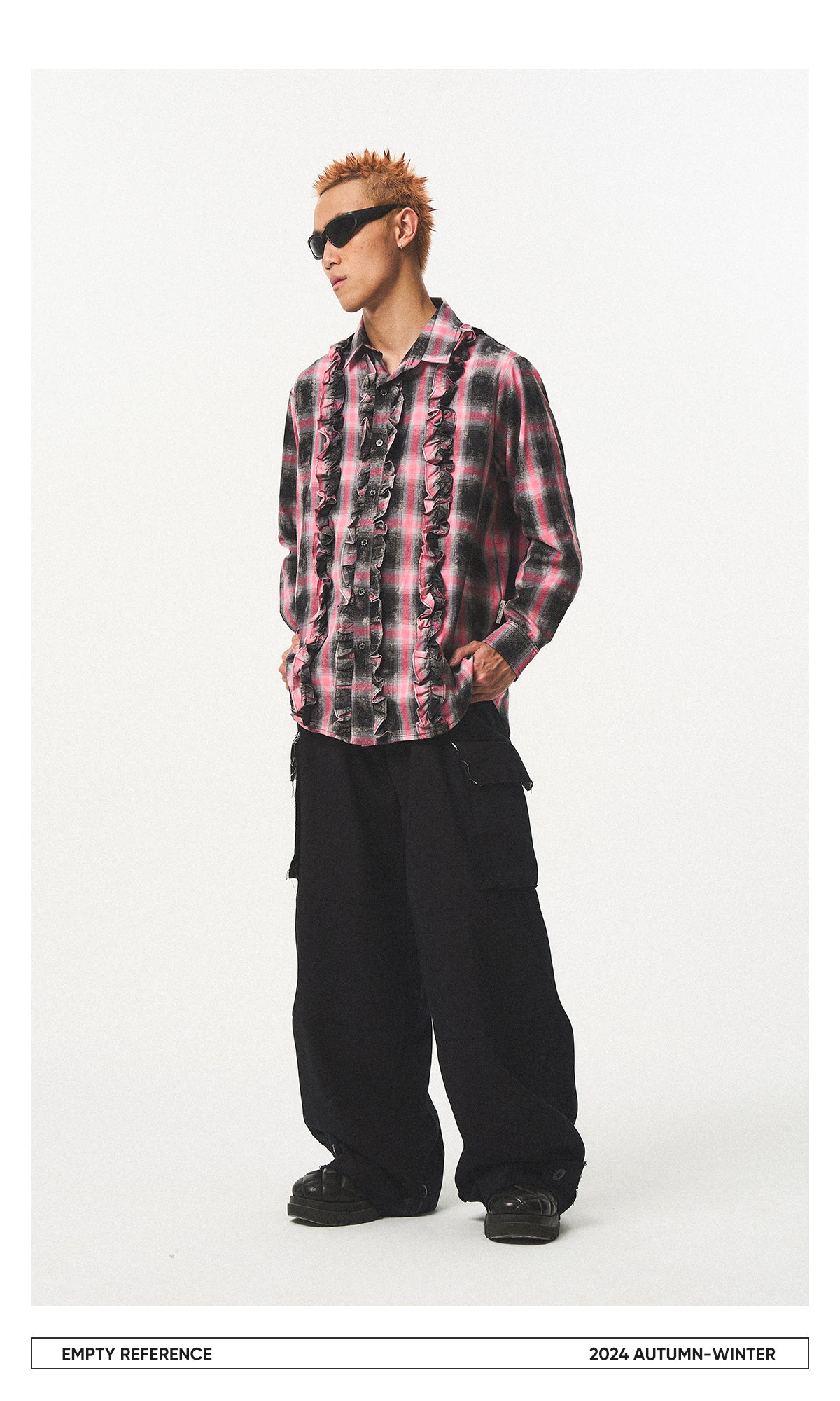 Gingham Fungi Lace Shirt