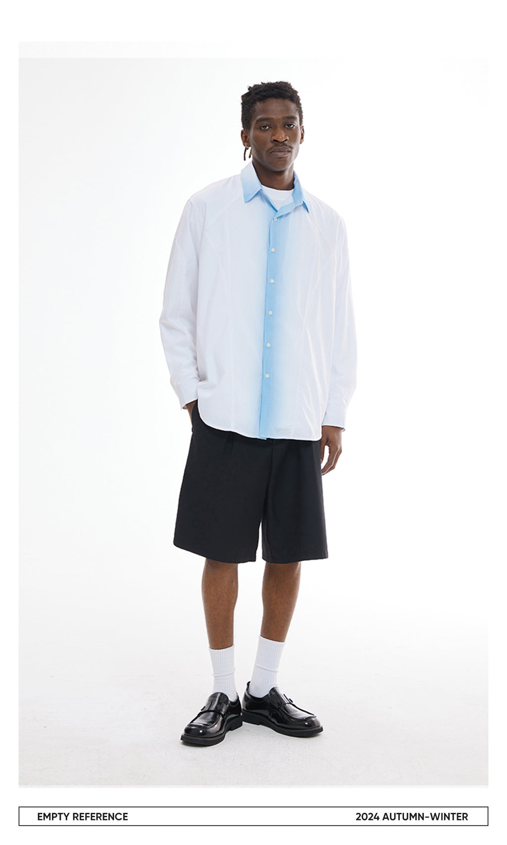 Gradient Print Loose Shirt