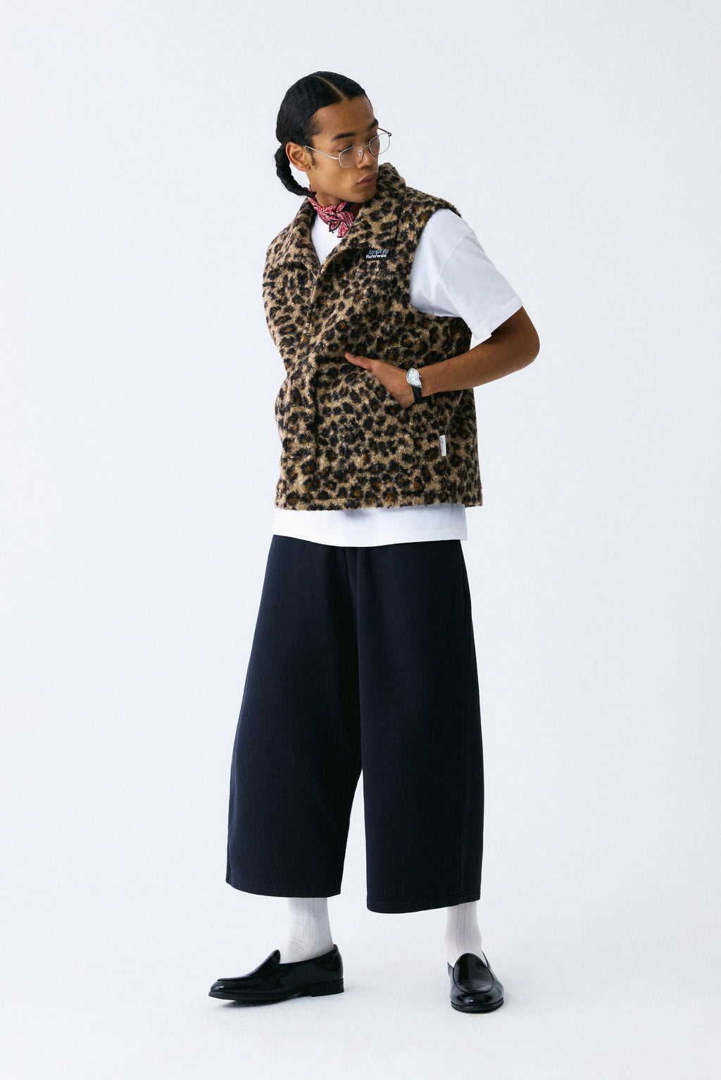 Leopard Print Quilted Vest