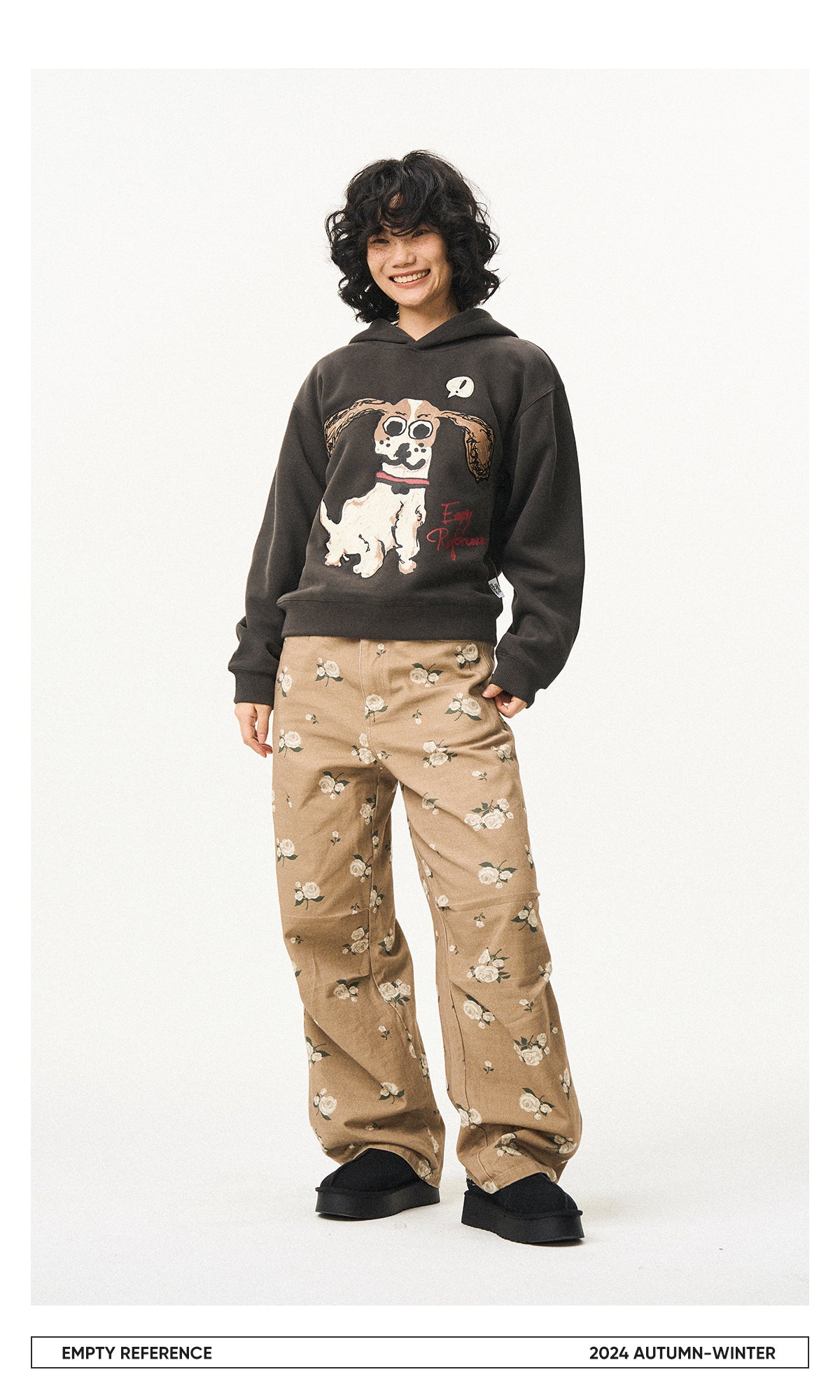 Cartoon Puppy Graphic Sweatshirt