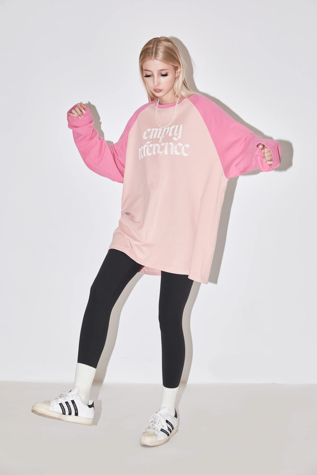 Spliced Hem Graphic Tee