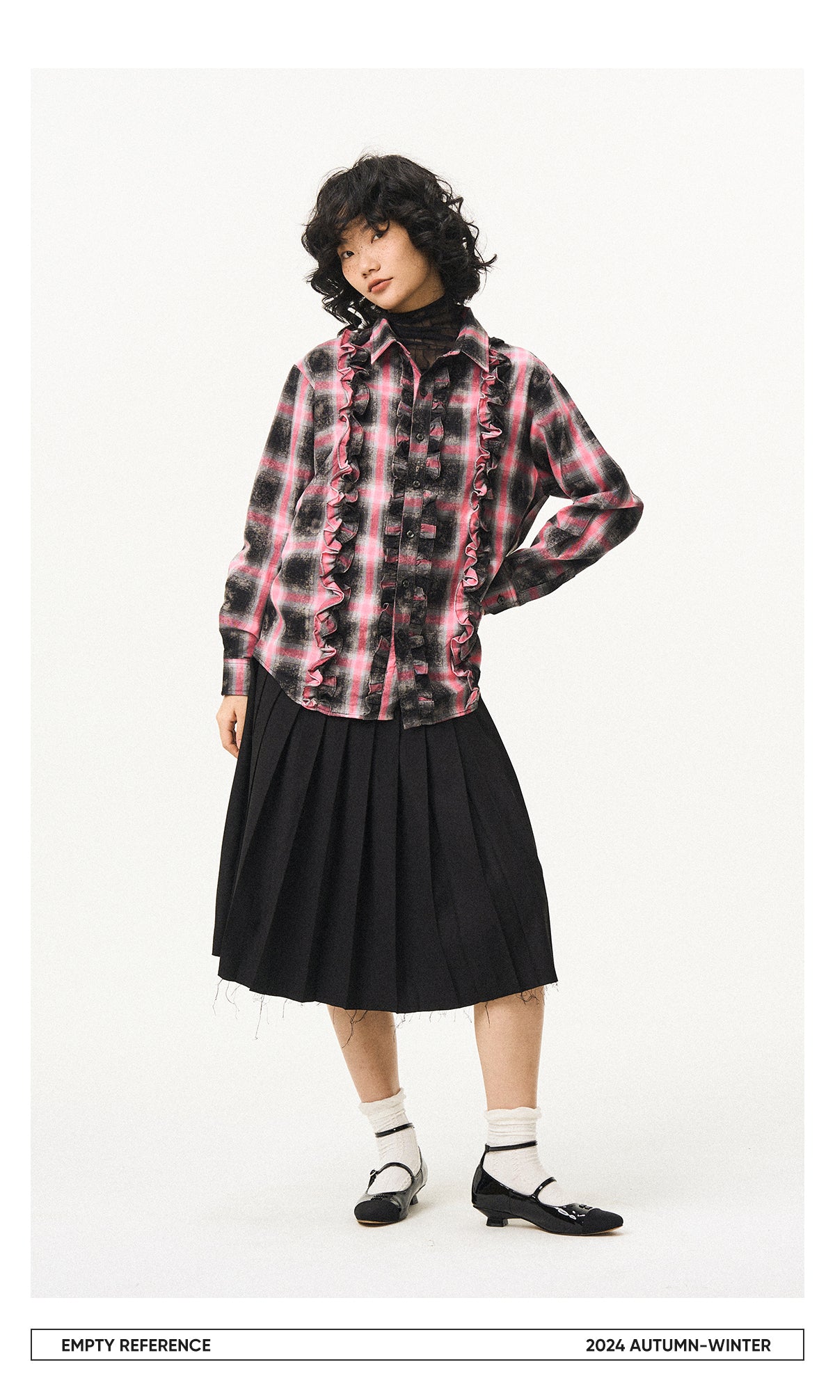 Gingham Fungi Lace Shirt